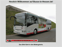 Tablet Screenshot of busse-in-hessen.de